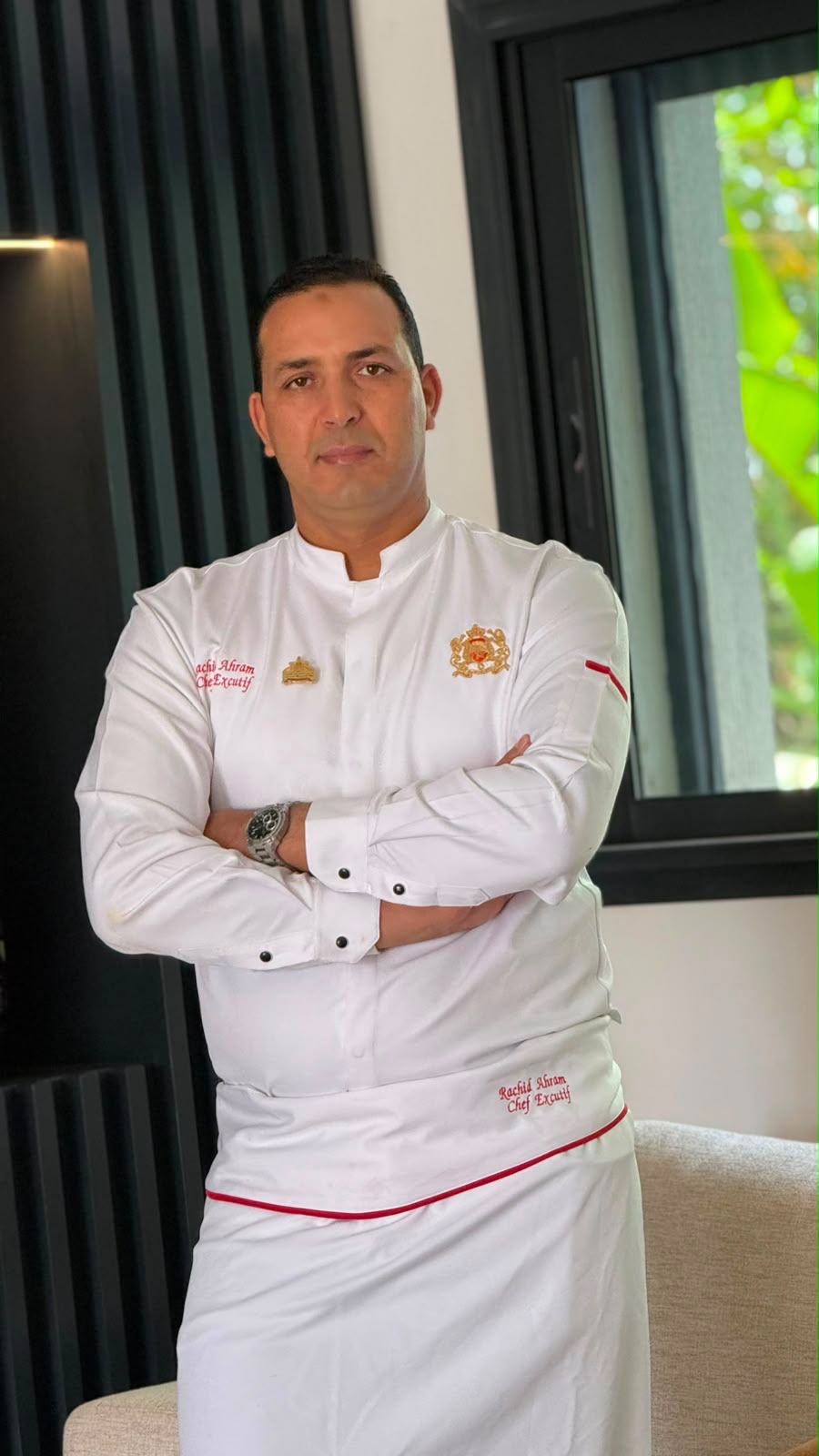 Portrait of Chef Rachid Ahram